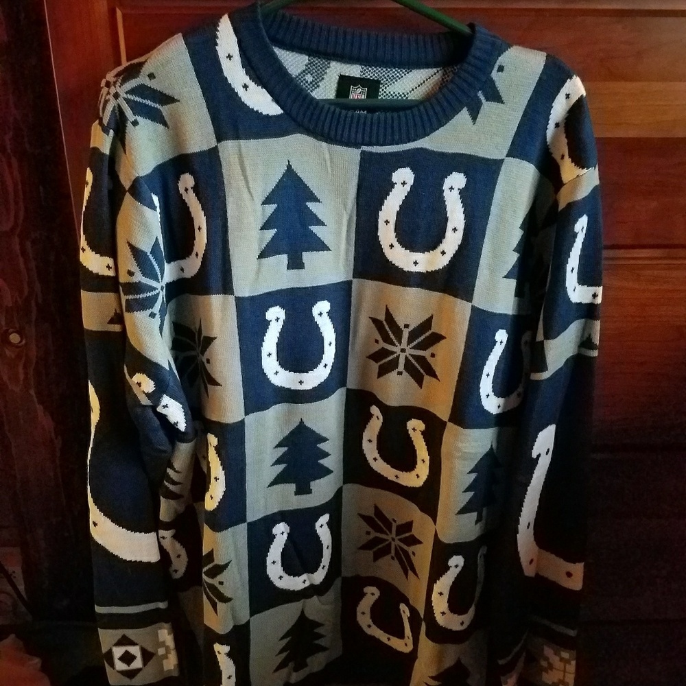 Indianapolis Colts Mens ugly sweater